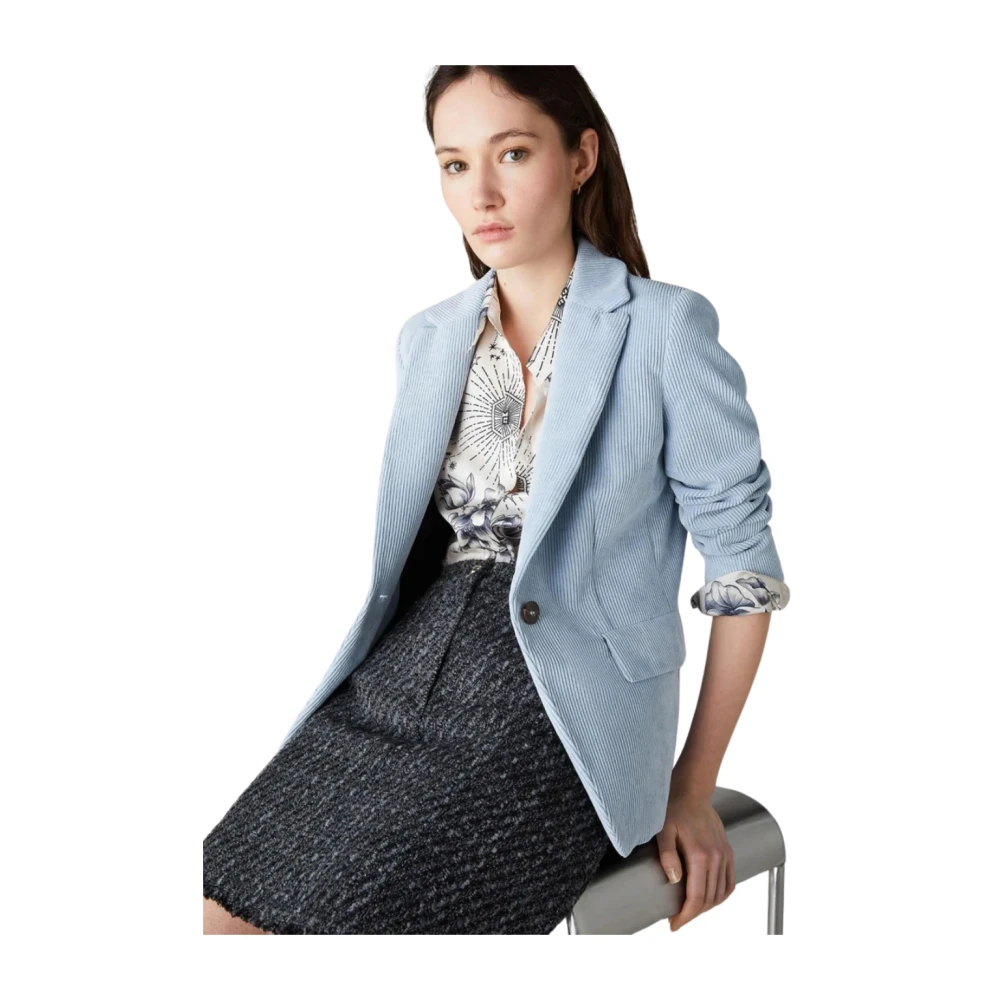 Marella Stijlvolle Jas Curzia Blue Dames