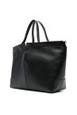black-flat-top-handle-bag