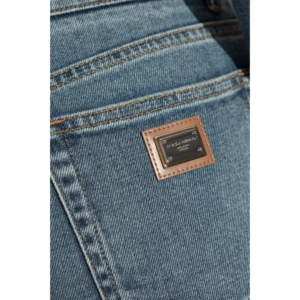 Dolce & Gabbana Tapered leg jeans Blue Dames