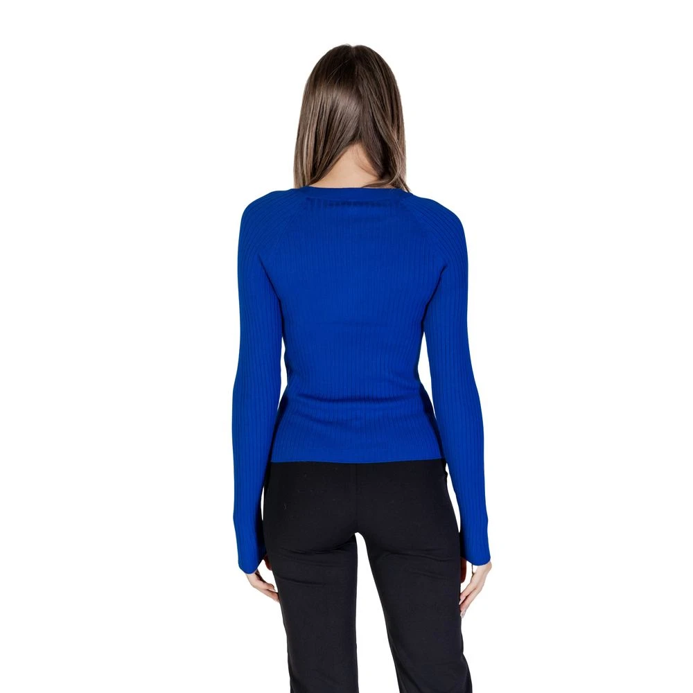 Only Blauwe Viscose Tops & T-Shirt Collectie Blue Dames