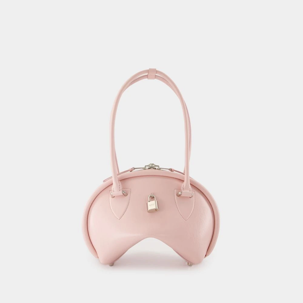 Acne Studios Roze Leren Mini Schoudertas Pink Dames