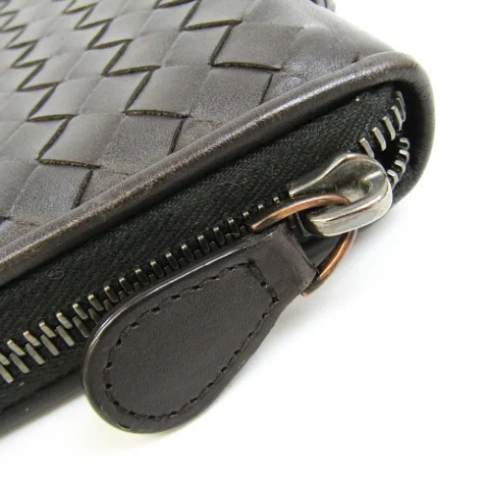 Bottega Veneta Vintage Pre-owned Leather wallets Black Heren