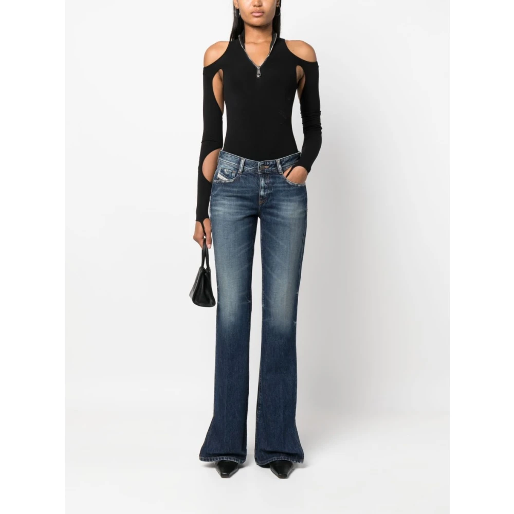 Diesel Flared Jeans Blue Dames