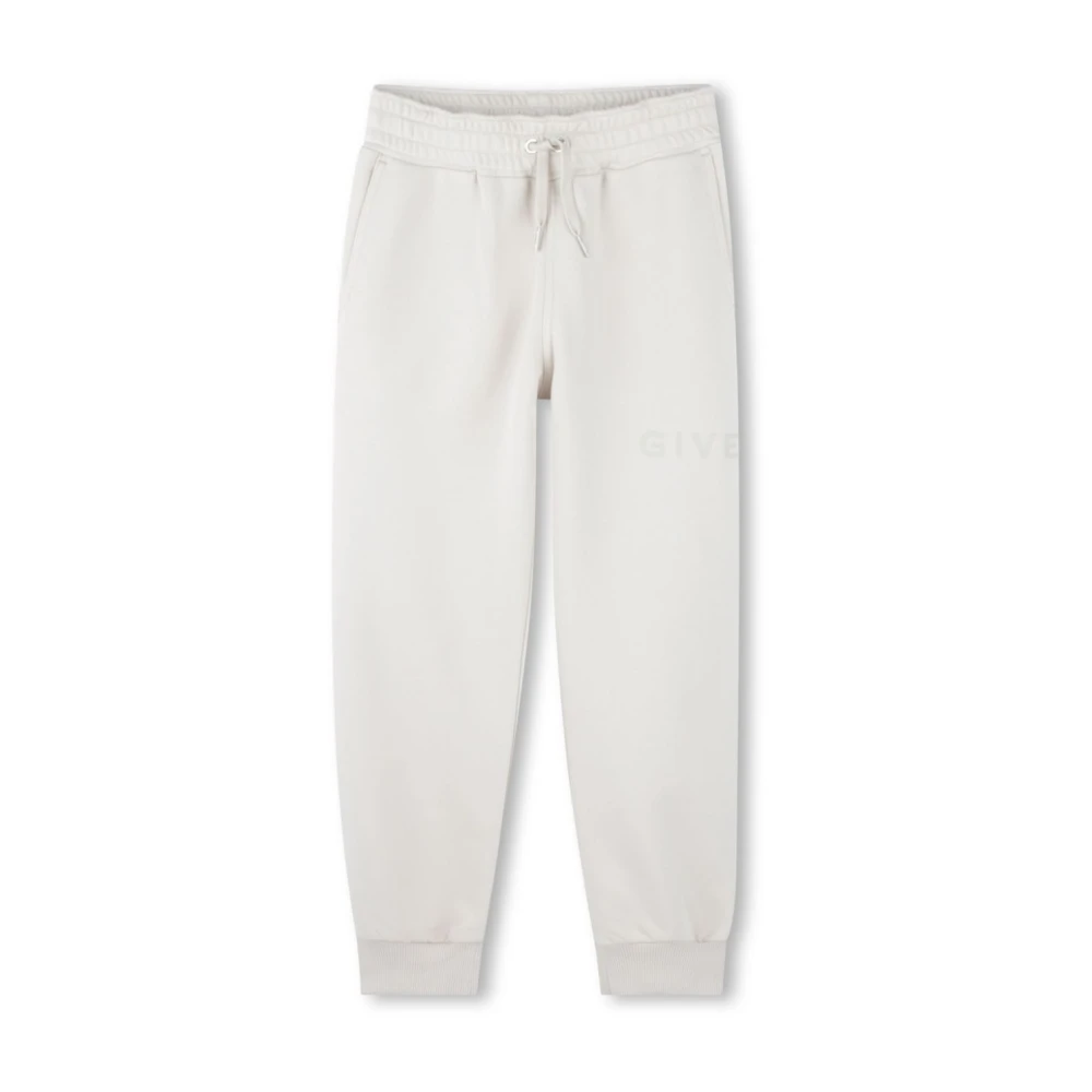 Givenchy Boys Beige Sweatpants, 4 Y, Trousers