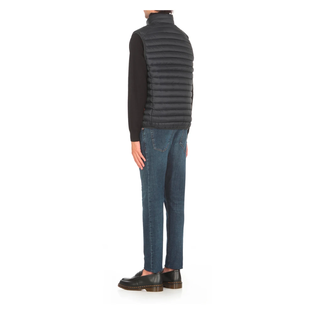 Save The Duck Blauwe Gewatteerde Vest voor Mannen Blue Heren