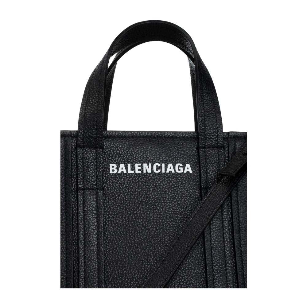 Balenciaga Alledaagse Noord-Zuid S shopper tas Black Dames