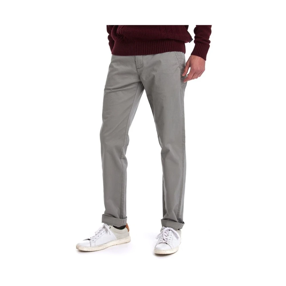 Barbour Neuston Essential Chino Broek Gray Heren