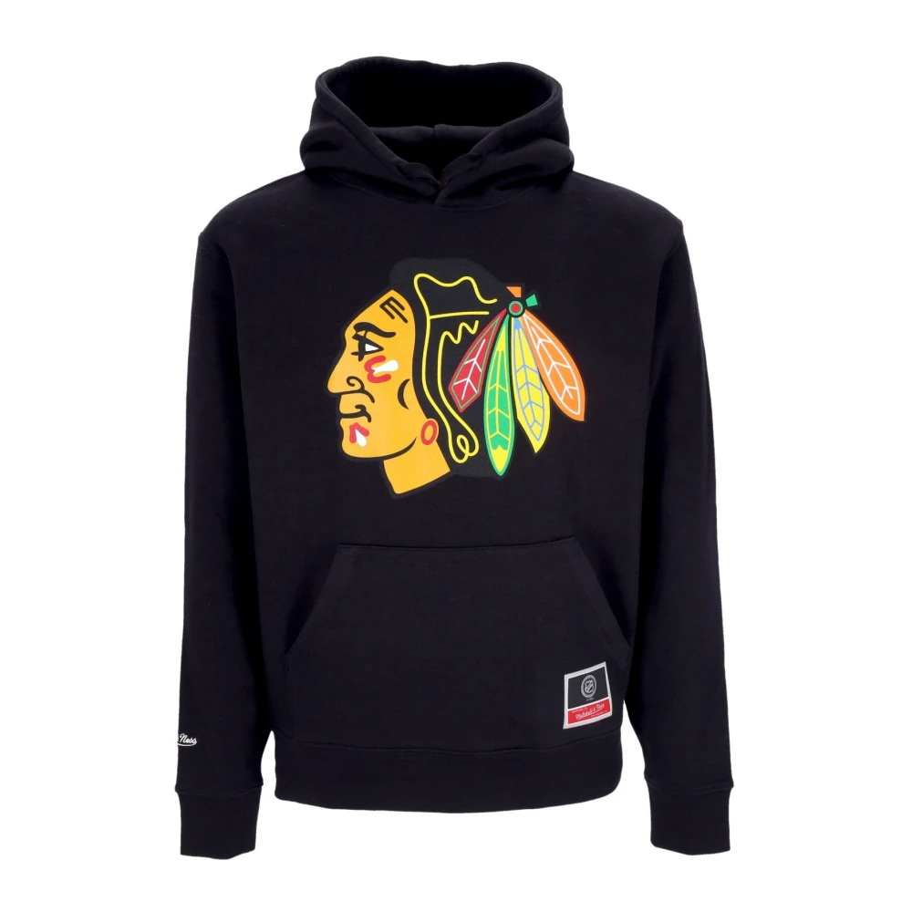 Mitchell & Ness NHL Team Logo Hoodie Zwart Black Heren