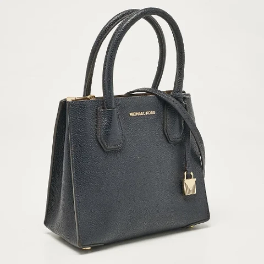 Michael Kors Pre-owned Leather handbags Blue Dames