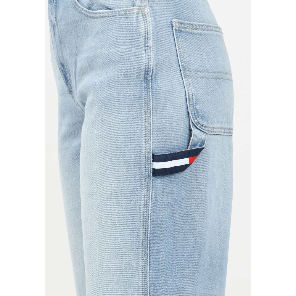 Tommy Jeans Hoge taille lichte denim jeans Blue Dames
