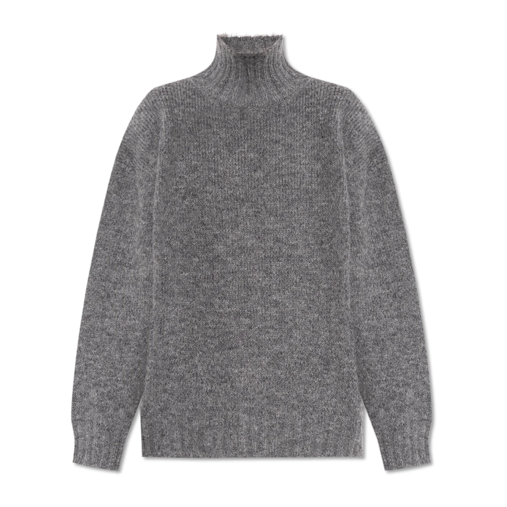 Jil Sander Oversized turtleneck Gray Dames