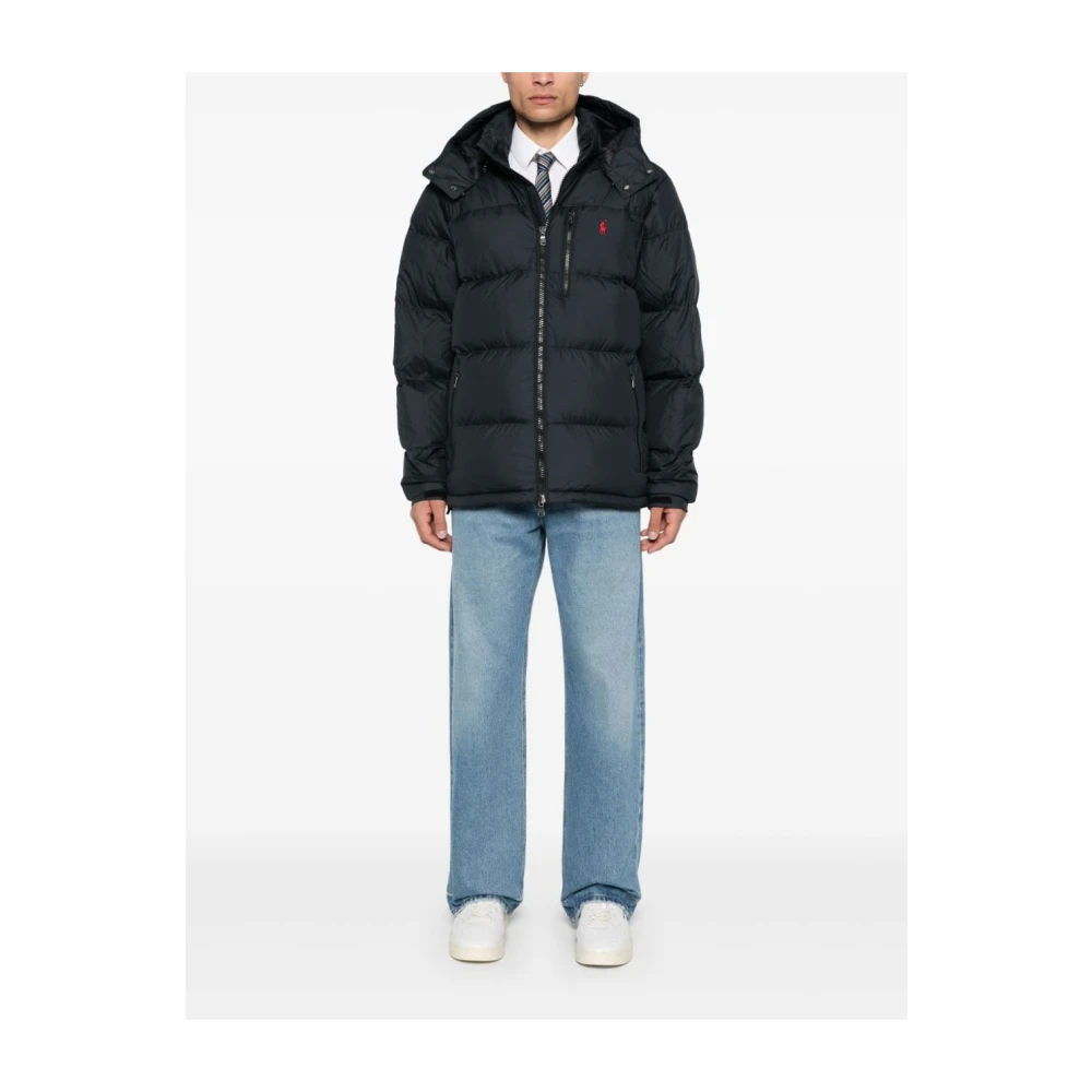Ralph Lauren Zwarte Parka Jas voor Mannen Black Heren