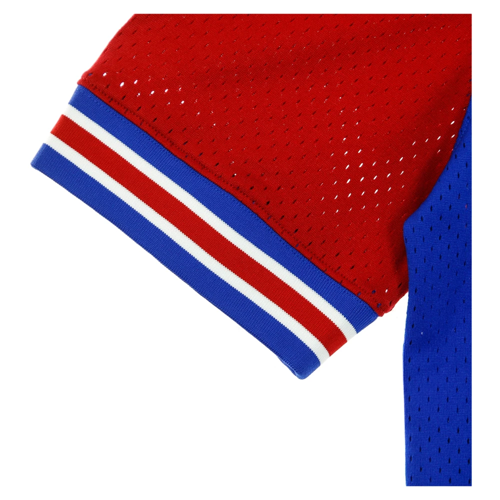Mitchell & Ness NBA Buzzer Beater Mesh Hoody Blue Heren
