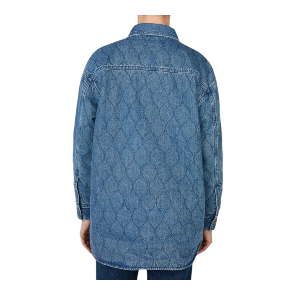 Pepe Jeans Denim Jassen voor Mannen en Vrouwen Blue Dames