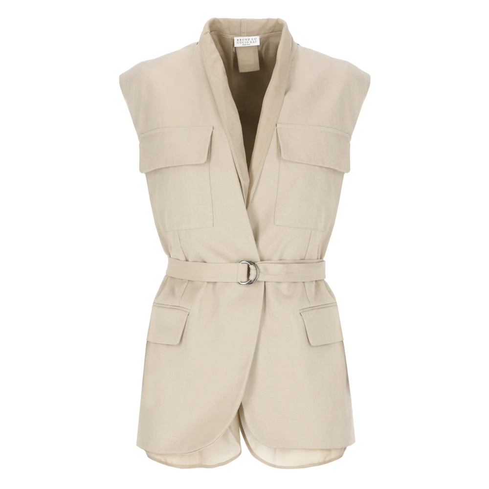 Jackets > Vests - - Brunello Cucinelli - Modalova