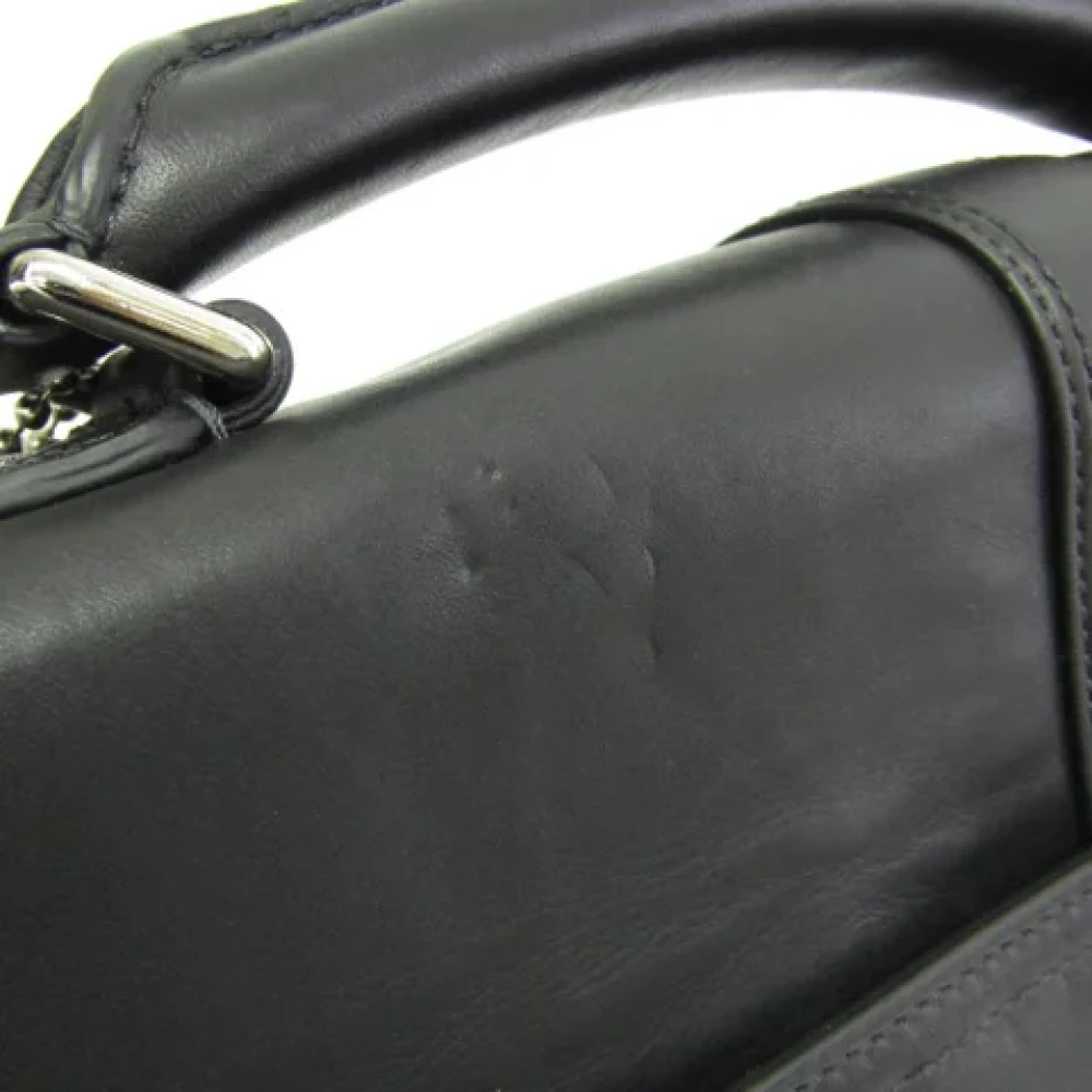 Coach Pre-owned Leather shoulder-bags Black Dames