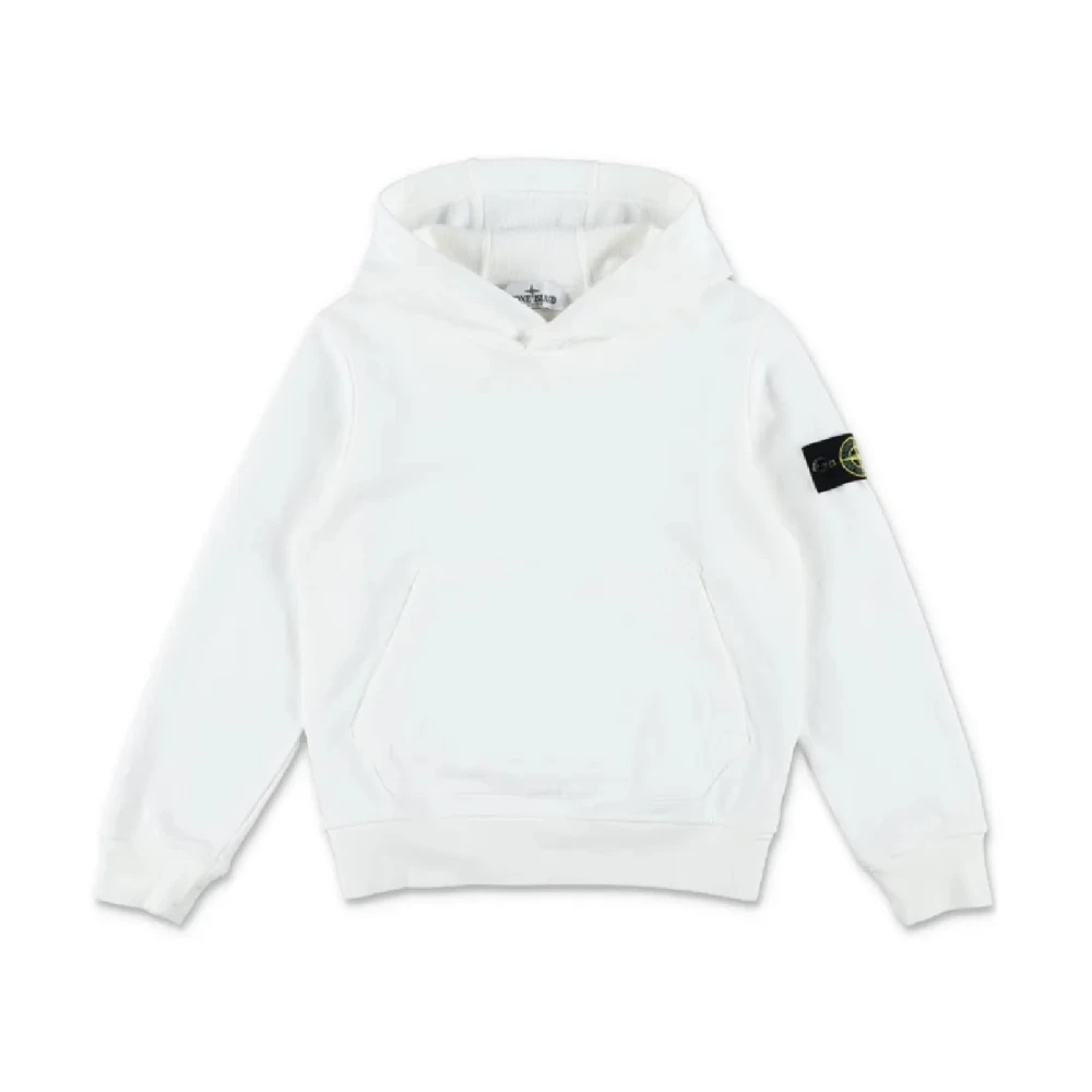 Stone Island Boys White Stylish Sweatshirt - Kids Sweatshirts - 8 Y - Kids