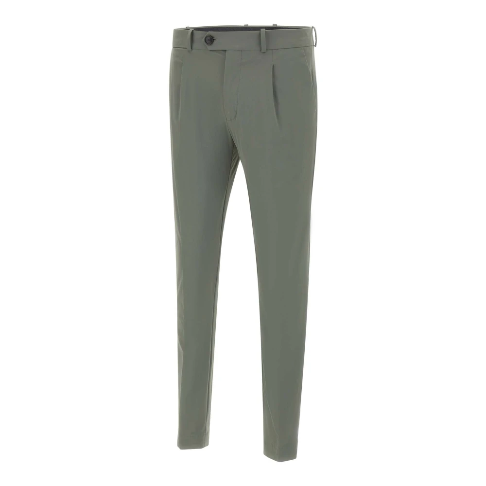 Rrd Men's Green Surflex Pence Trousers - Slim-Fit Trousers - Xl - Trousers
