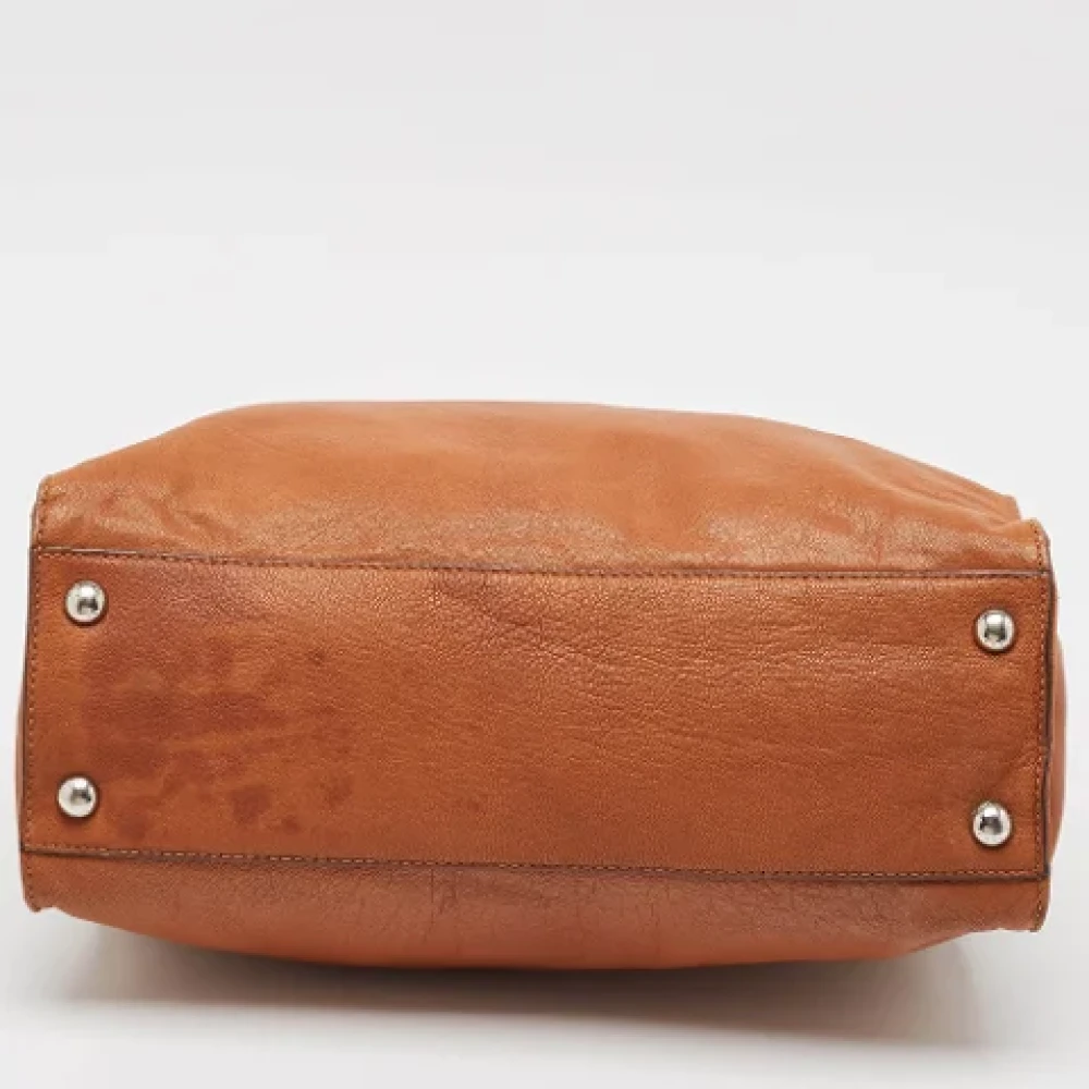 Michael Kors Pre-owned Leather totes Brown Dames