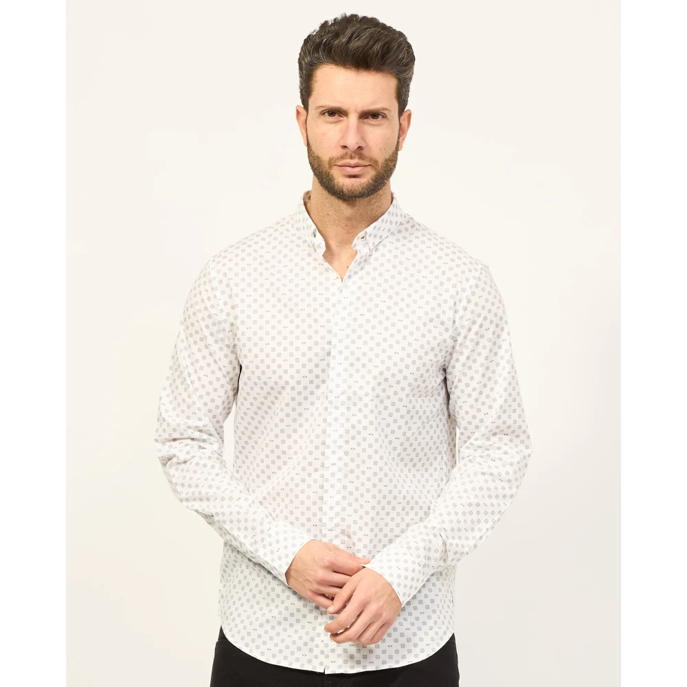 Armani Exchange Blouses Shirts White Heren