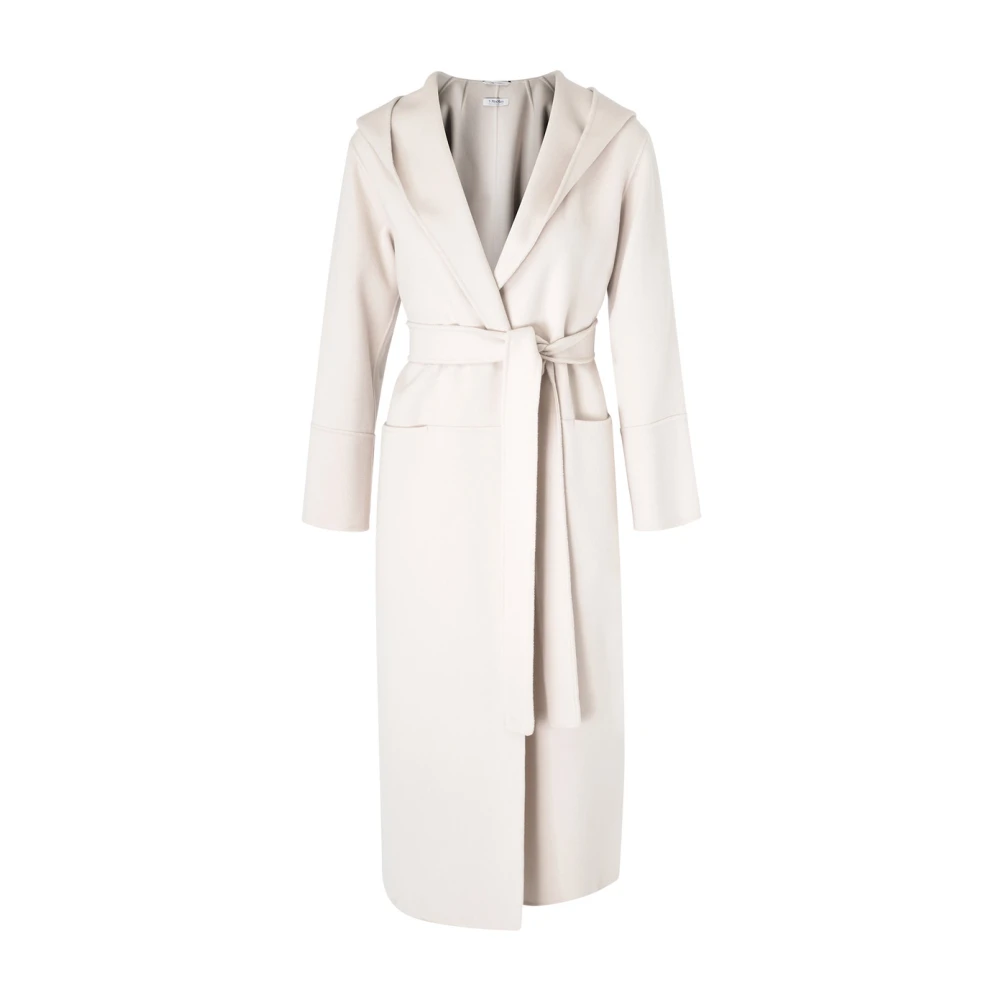 Max Mara Fabio Ecru Jas Beige Dames
