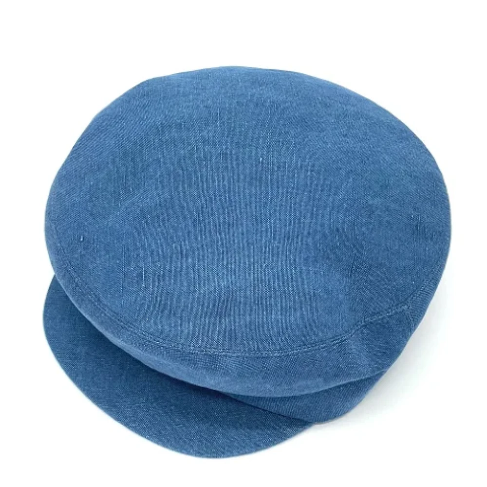 Hermès Vintage Pre-owned Fabric hats Blue Dames