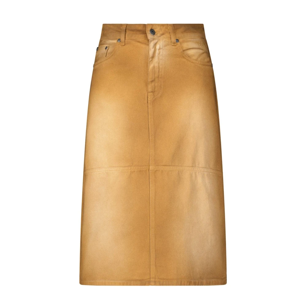 Skirts > Denim Skirts - - Msgm - Modalova