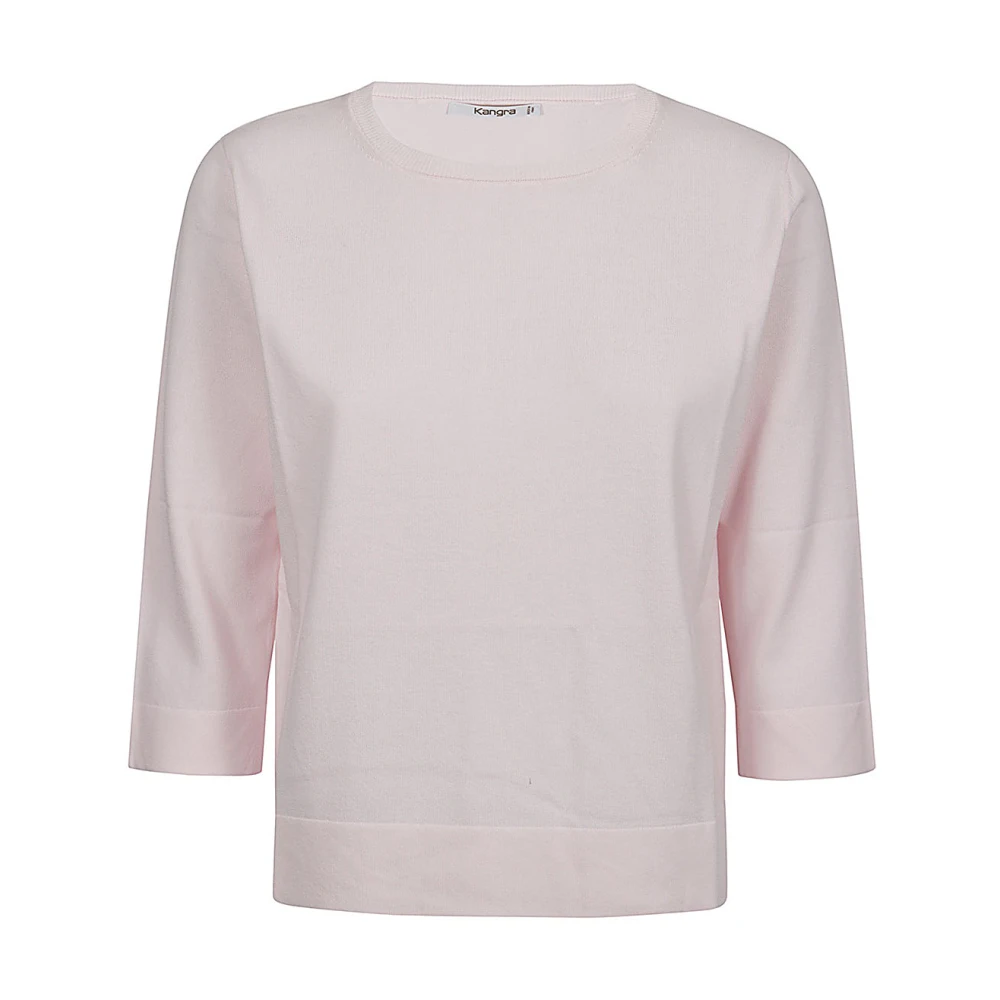 Kangra Round-neck Knitwear Pink Dames