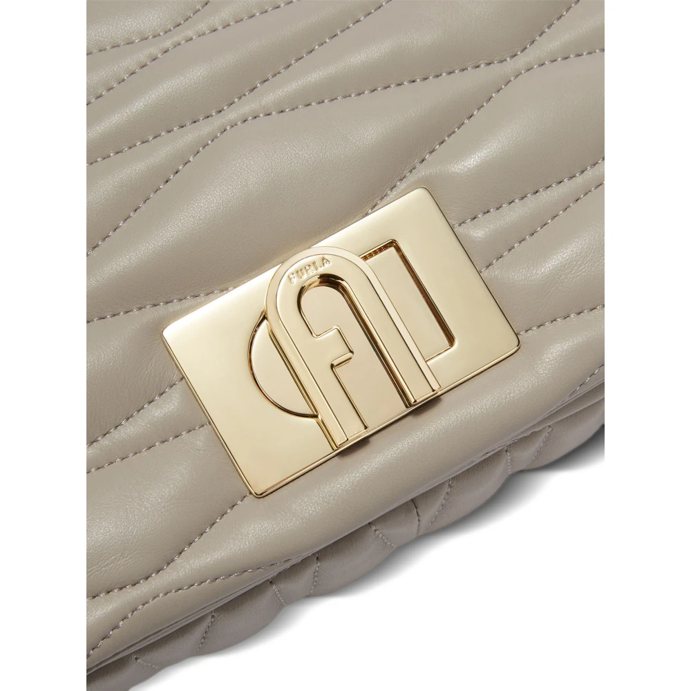 Furla Crossbody Tas 1927 Stijl Beige Dames