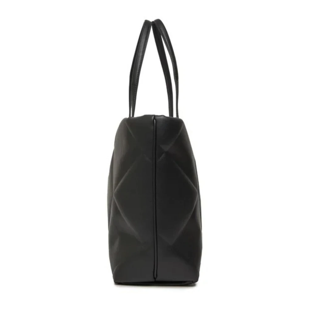 Calvin Klein Gewatteerde Tote Tas voor Vrouwen Black Dames