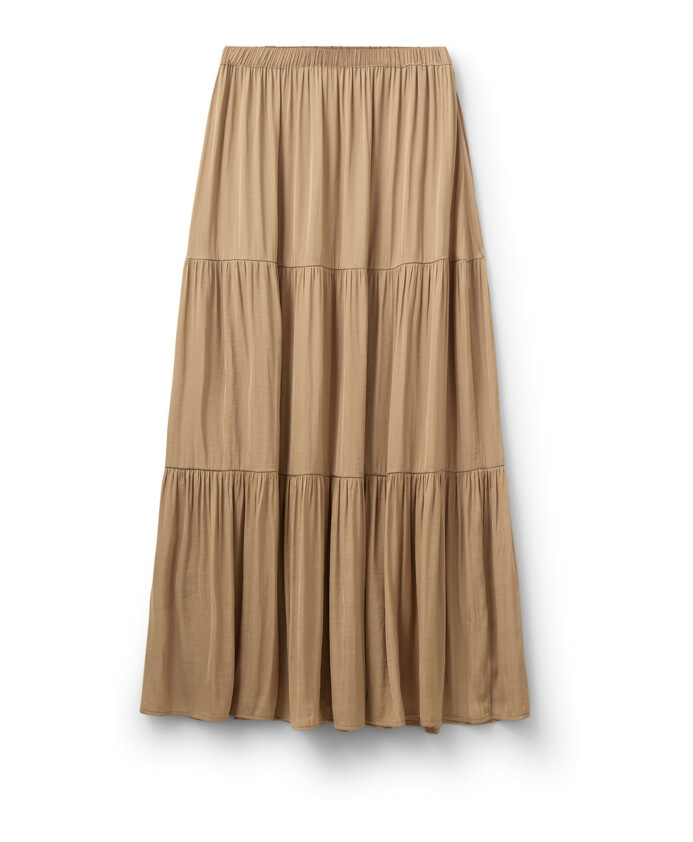 jupe-a-volants-marron-doux