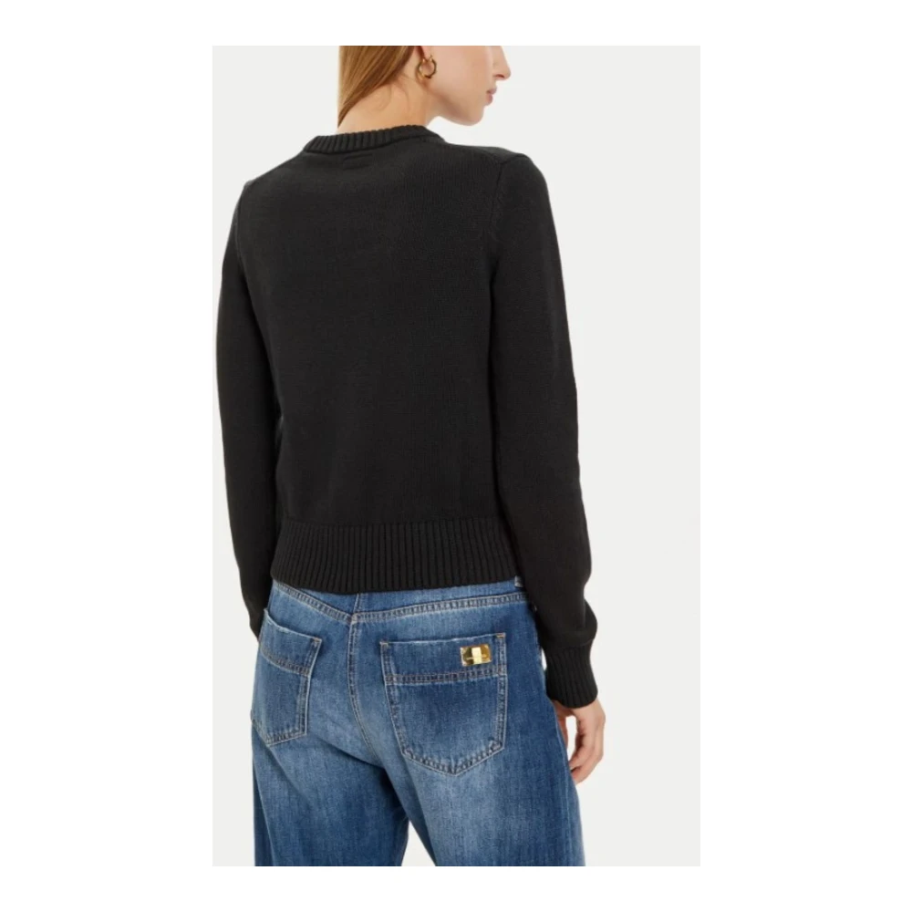 Guess Dames Trui Logo Black Dames