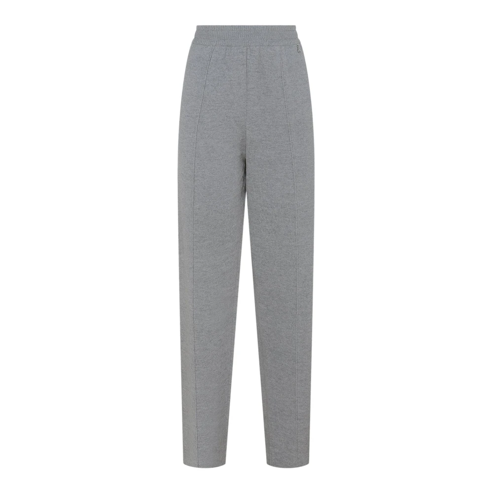 PATRIZIA PEPE Klassieke Grijze Broek met Zijzakken Gray Dames