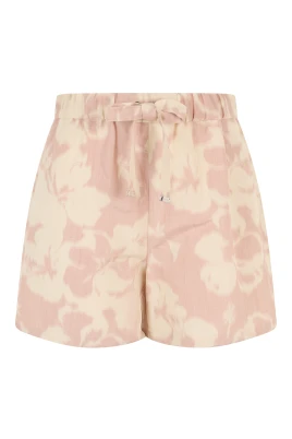 Floral Print Chiné Shorts