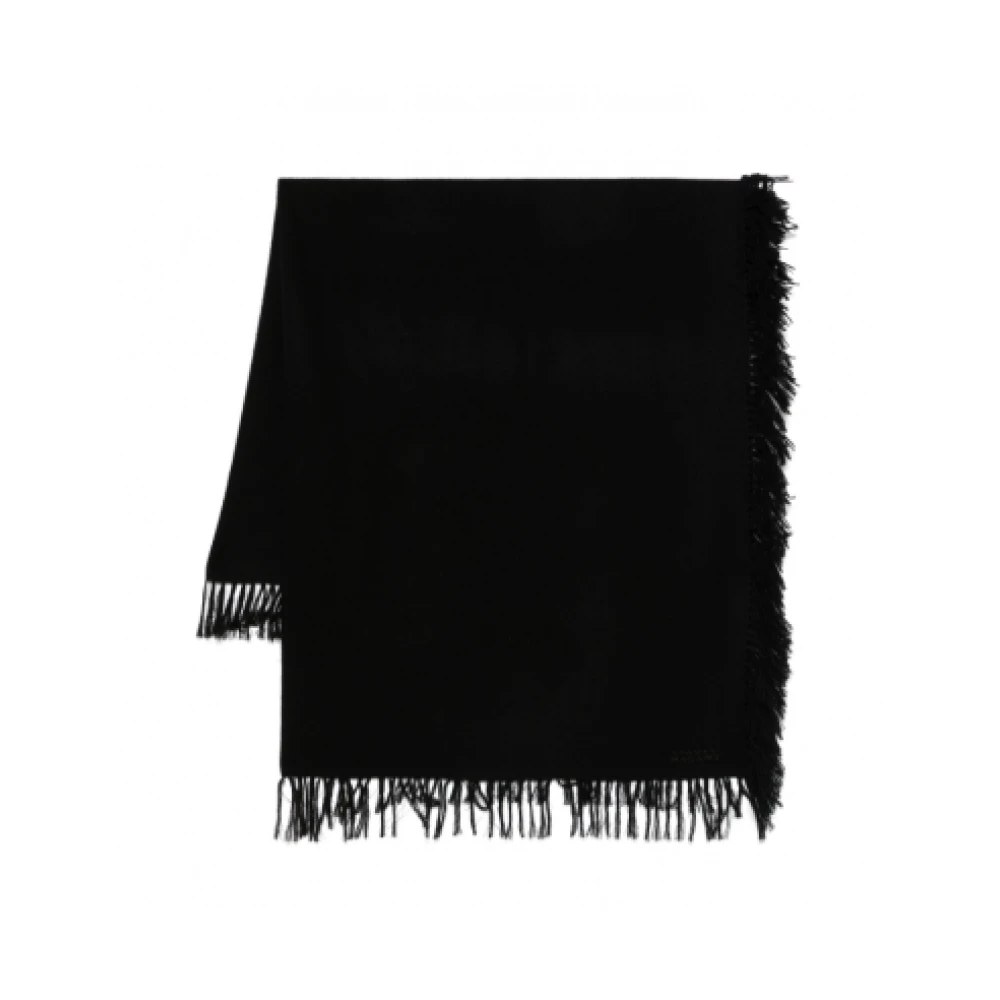 Isabel marant Zwarte Zila Luxe Sjaal Black Dames