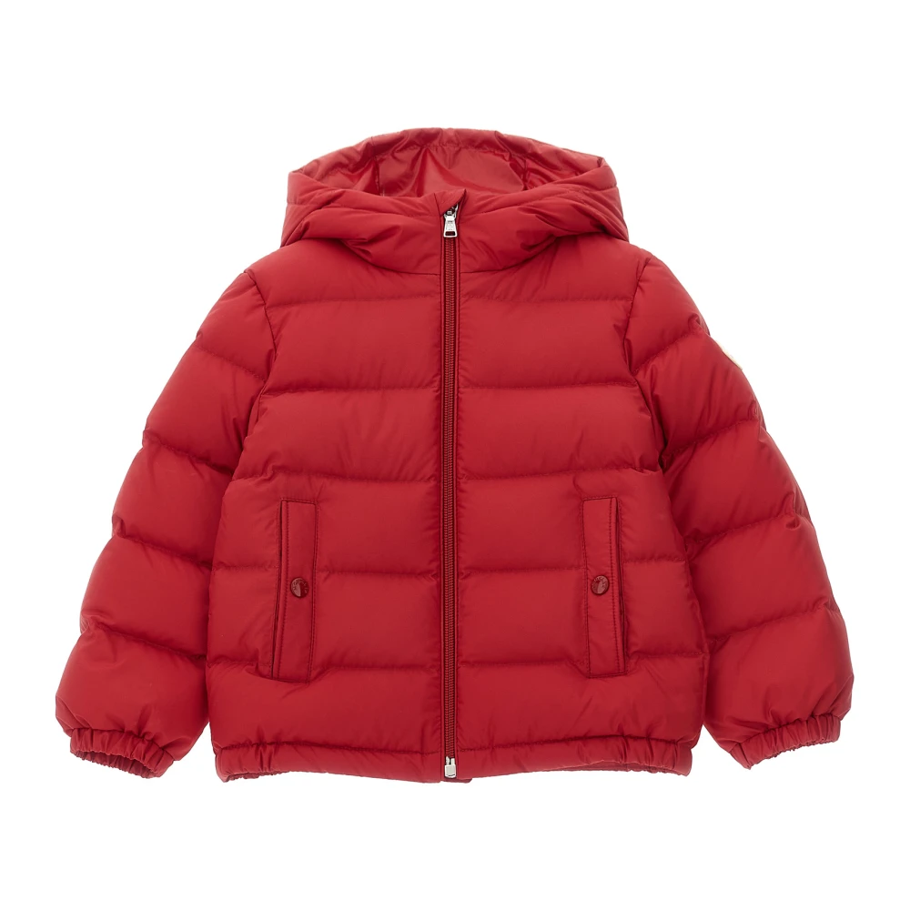 Moncler Unisex Kids Red Taidu Down Jacket - Winter Jackets - 18 M - Kids
