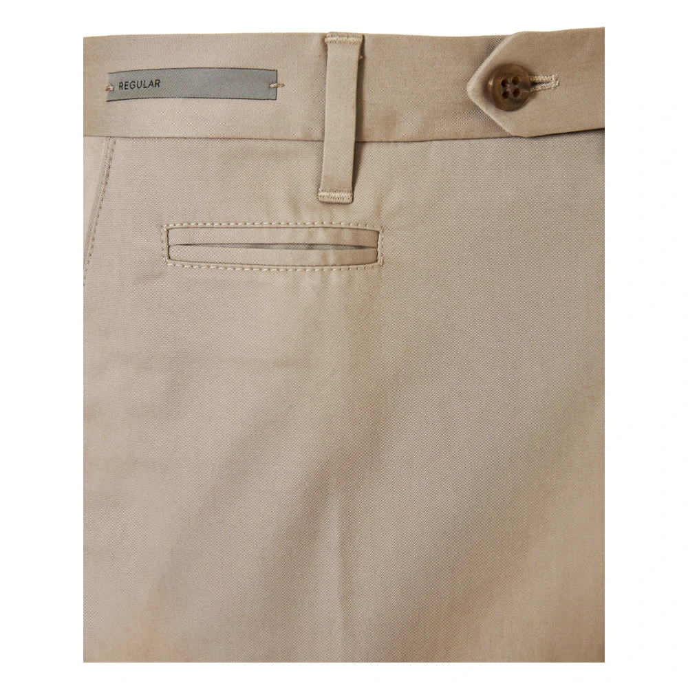 Corneliani Katoenen broek met zij- en achterzakken Beige Heren