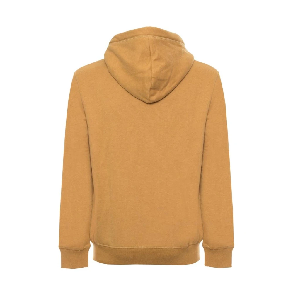 Superdry Klassieke Pasvorm Rits Hoodie Effen Kleur Yellow Heren
