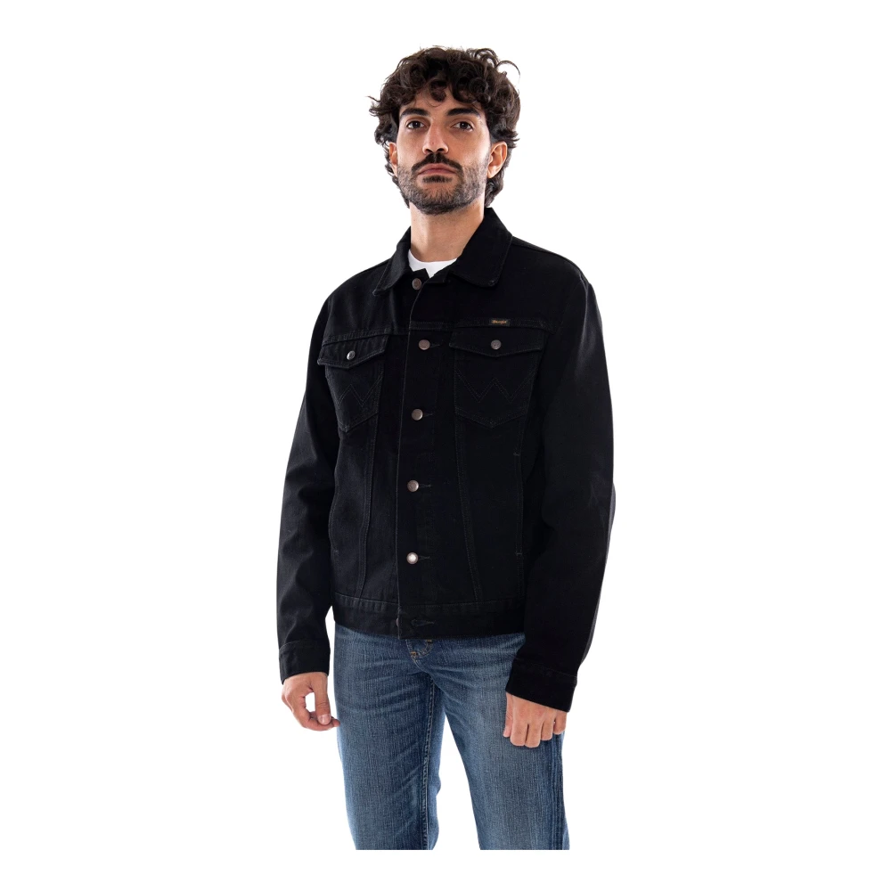 Wrangler Regular Cowboy Cut Jacket Shadow Black Größe M - Bild 4