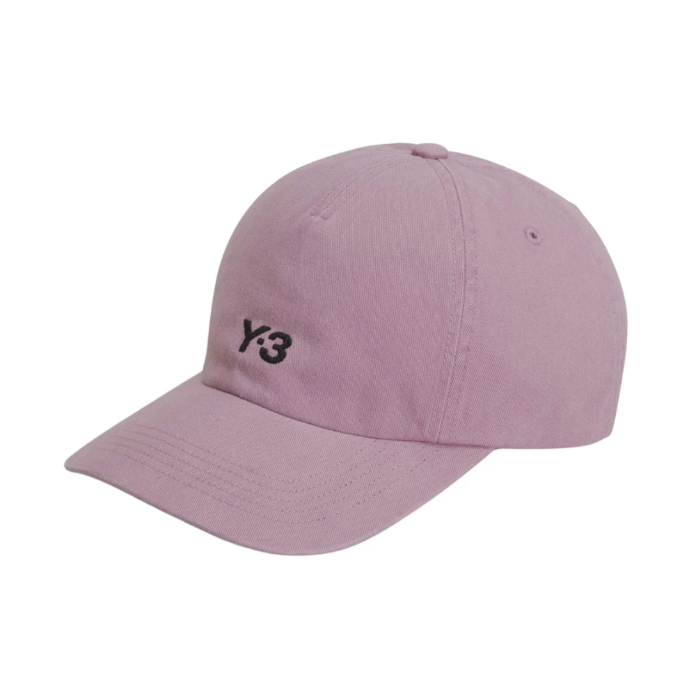 Y-3 Katoenen Logo Cap Pink Unisex