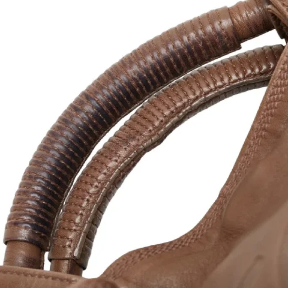 Loewe Pre-owned Leather handbags Brown Dames