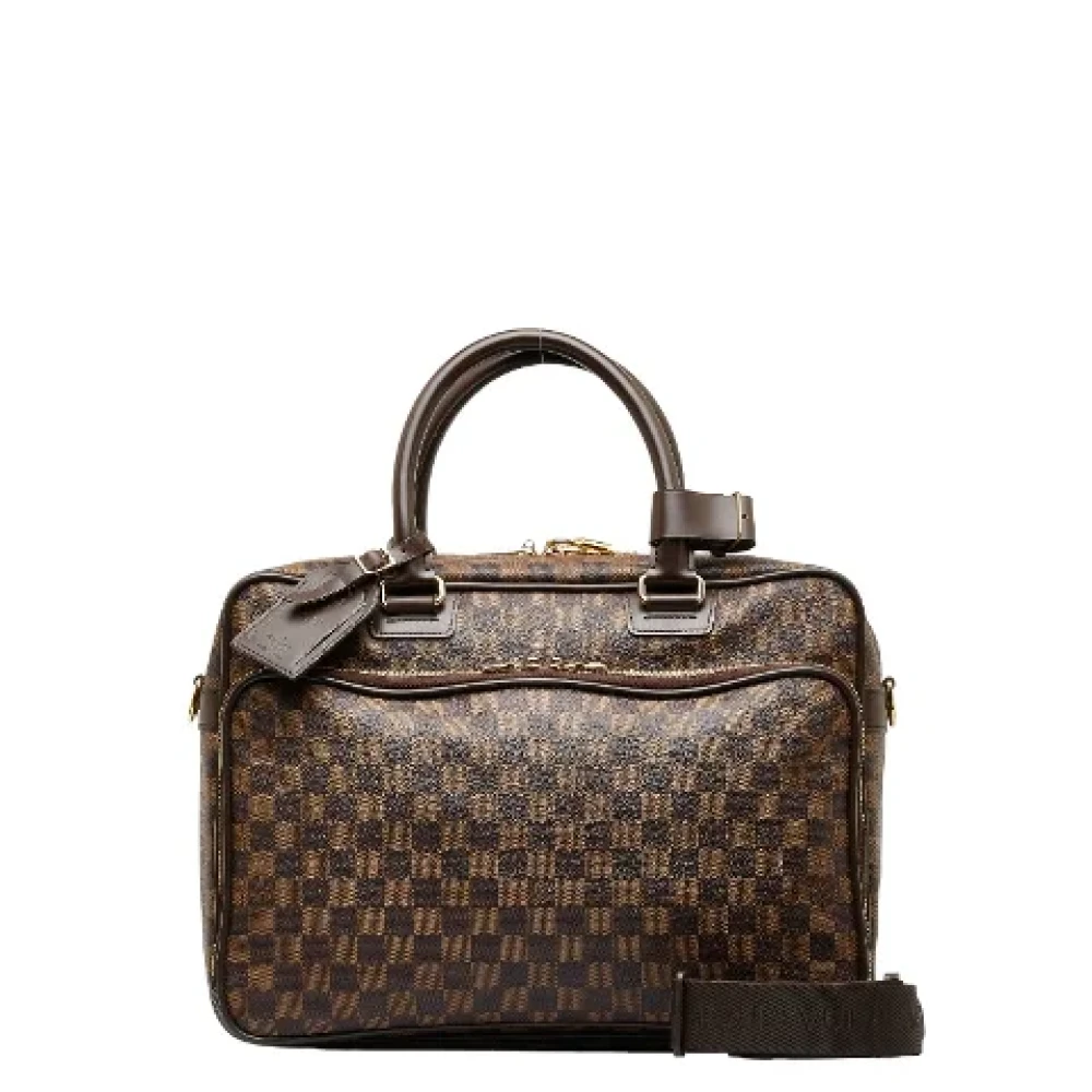 Louis Vuitton Vintage Pre-owned Canvas briefcases Brown Dames