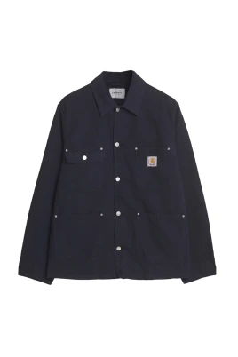 Mörk Marinblå Arbetsjacka Modern Stil