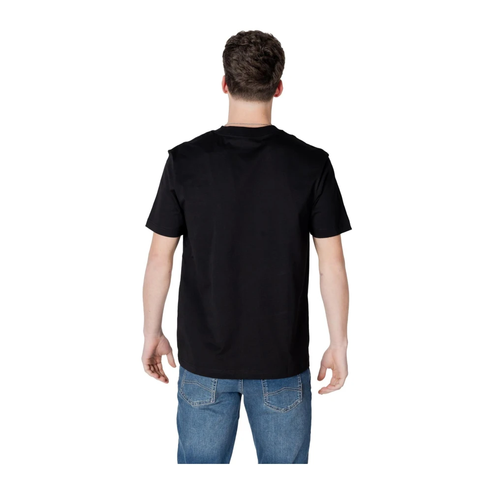 Calvin Klein Jeans Gedrukt katoenen T-shirt Black Heren