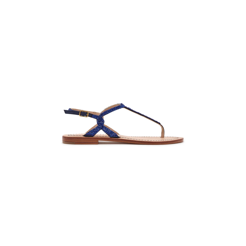 Maliparmi Vrouw Blauw Cuts & Beads Sandaal