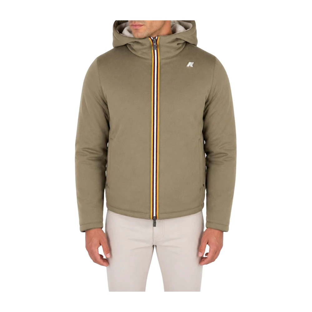 K-Way Uomo Verde Felpe, 2XL, New,