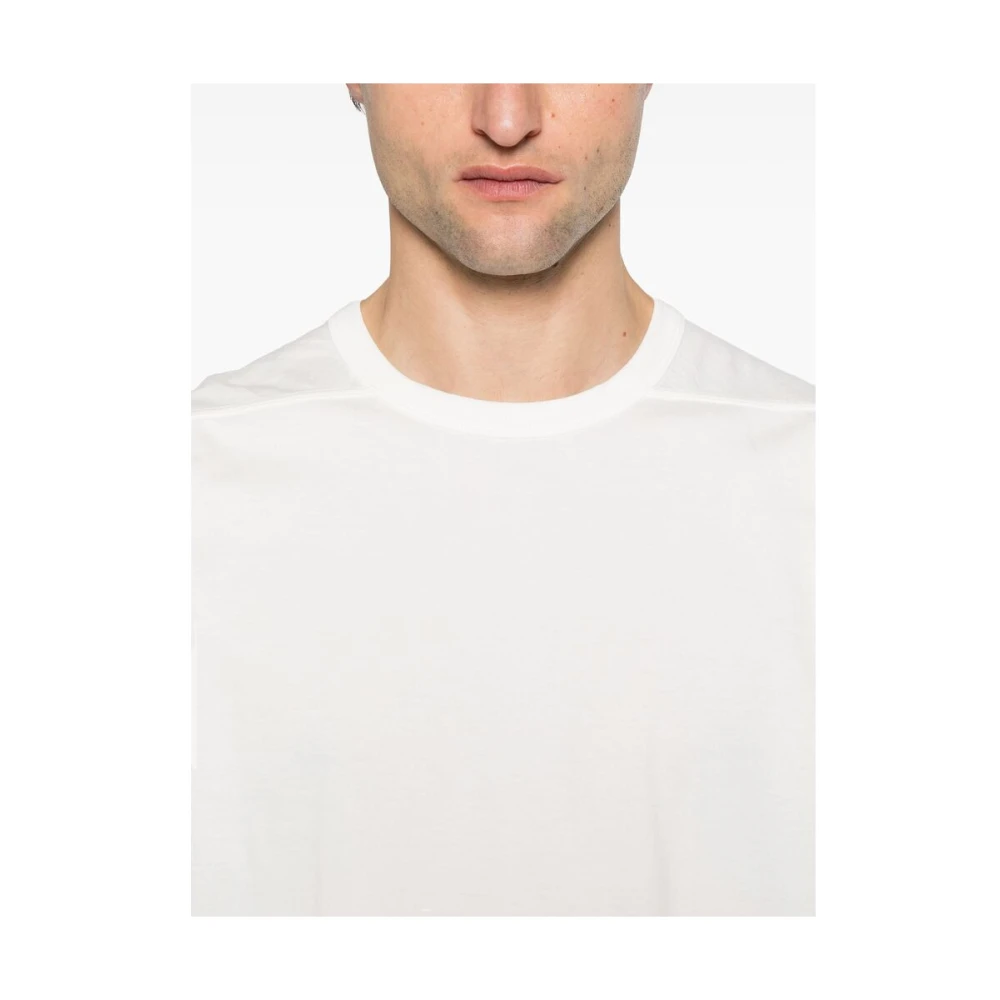 Rick Owens T-shirt met ronde hals en korte mouwen White Heren