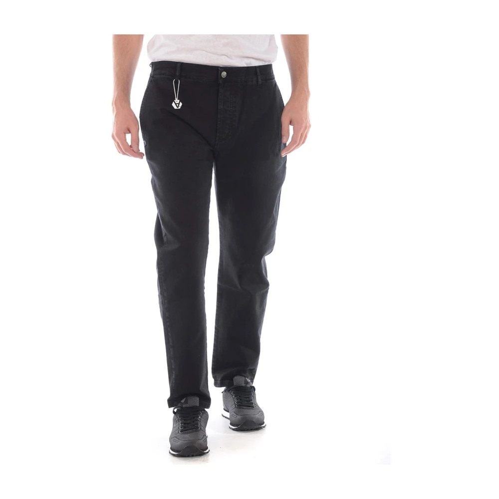 Daniele Alessandrini Men's Black Chinos - Chinos - W36 - Trousers