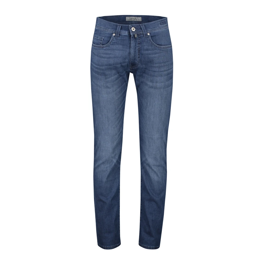 Pierre Cardin Blauwe 5-Pocket Zomer Jeans Blue Heren