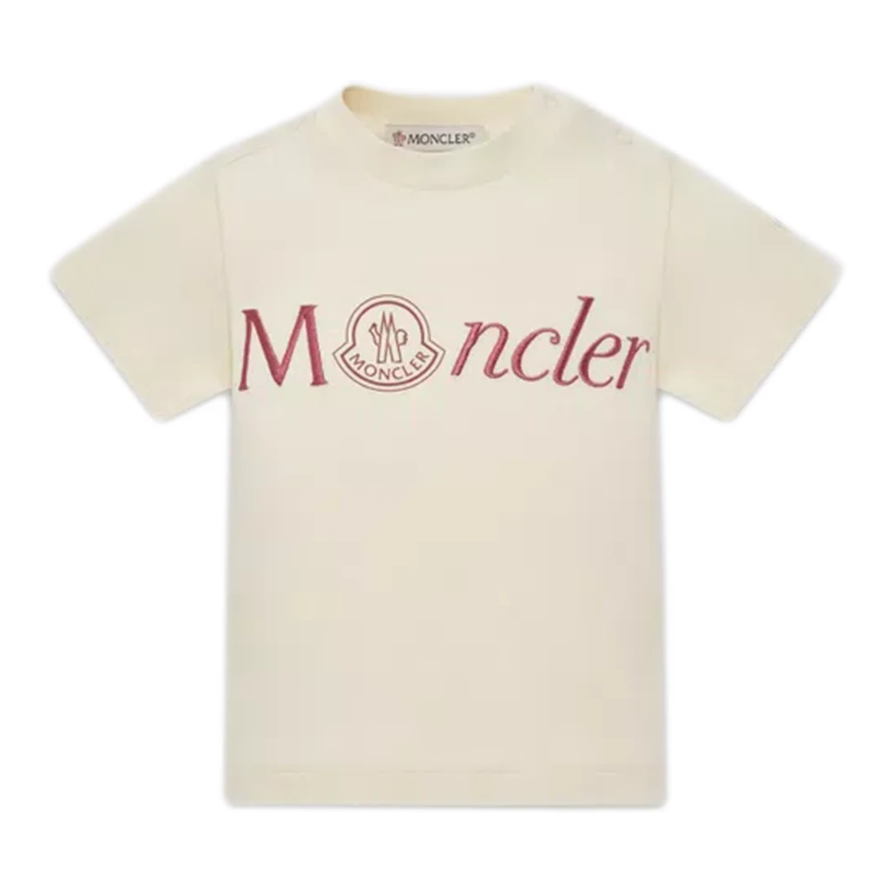 Moncler Barn Vit T-shirts och Polos White, Pojke